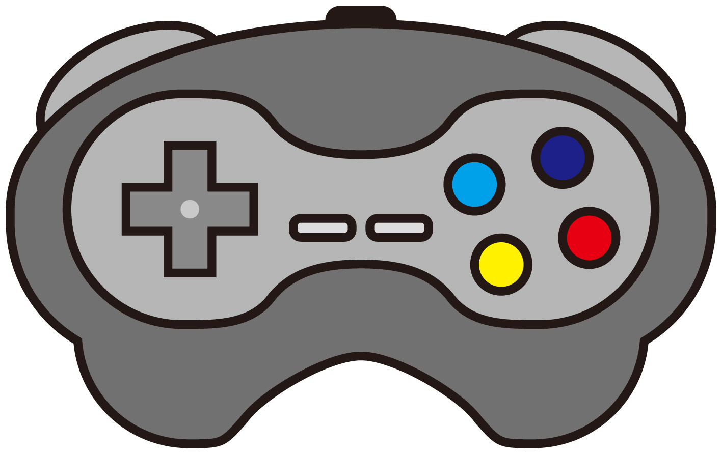 ゲームコントローラのイラスト