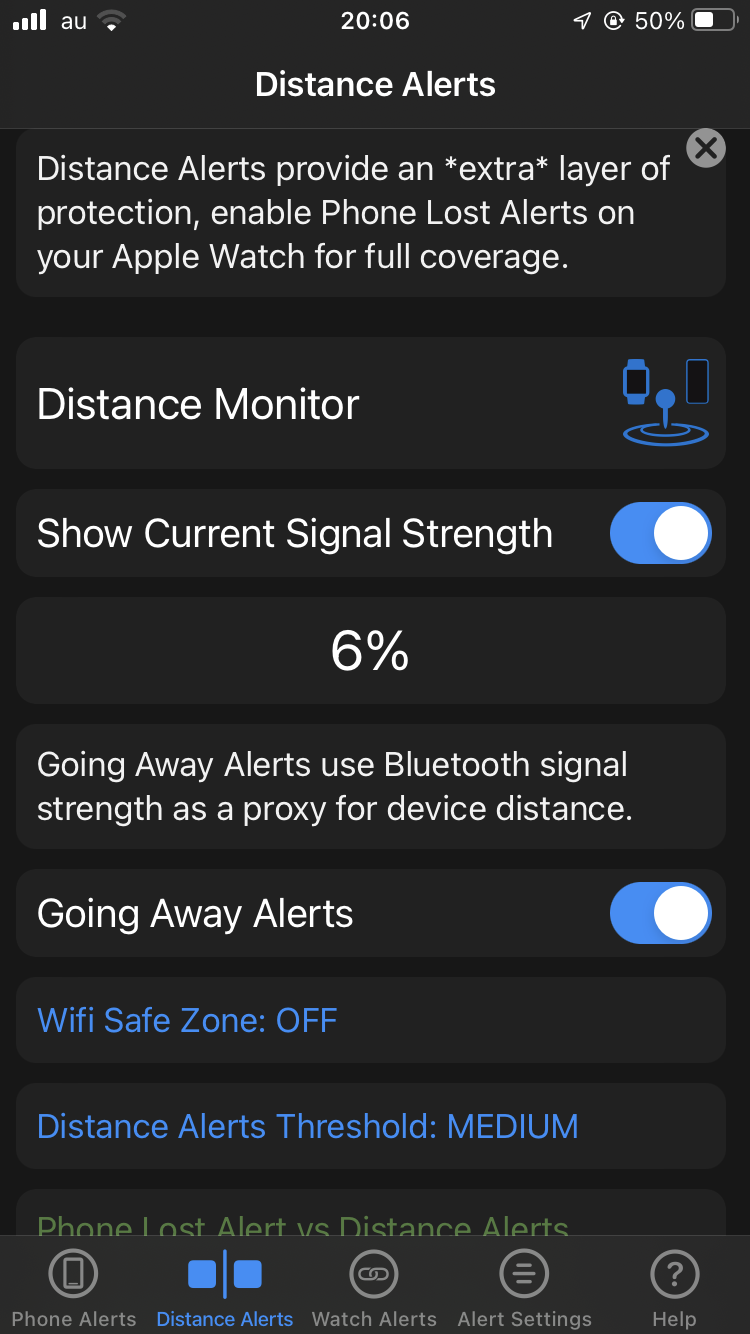iPhone用Phone Buddyアプリのスクリーンショット
