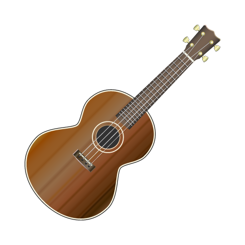 ウクレレのイラスト